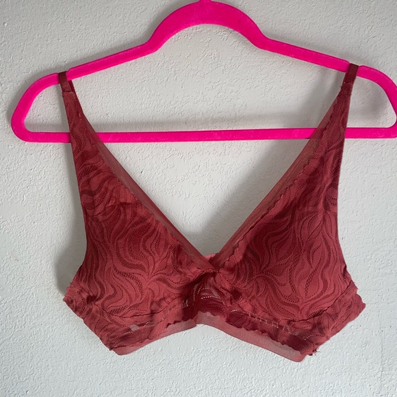 Danskin Other - Danskin Lace Bralette in Deep Rust